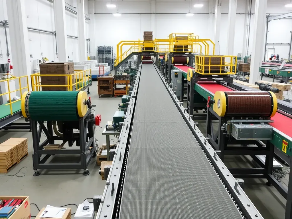 Branże korzystające z przenośników taśmowych