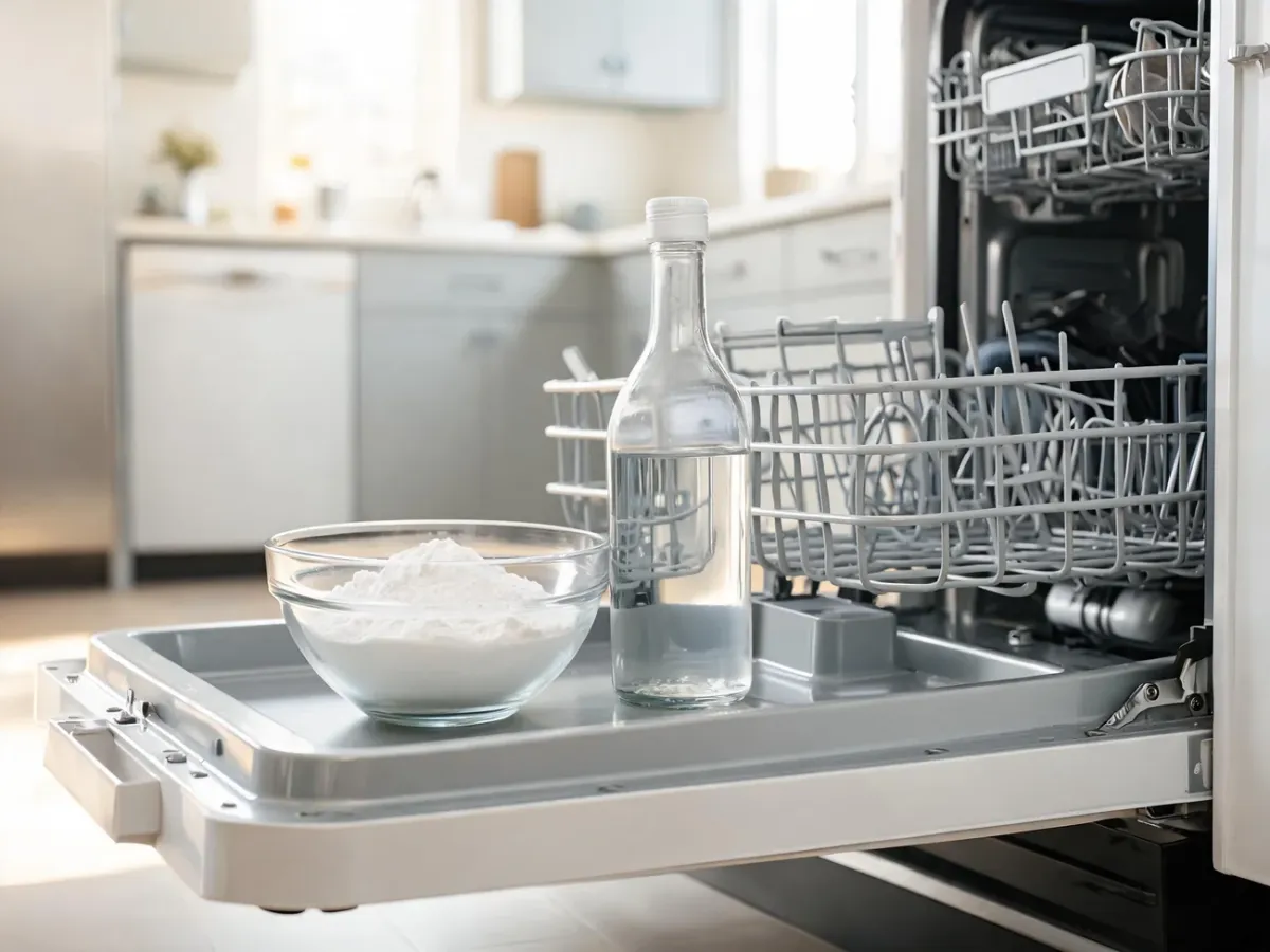 Czyszczenie zmywarki sodą i octem – prosty domowy sposób