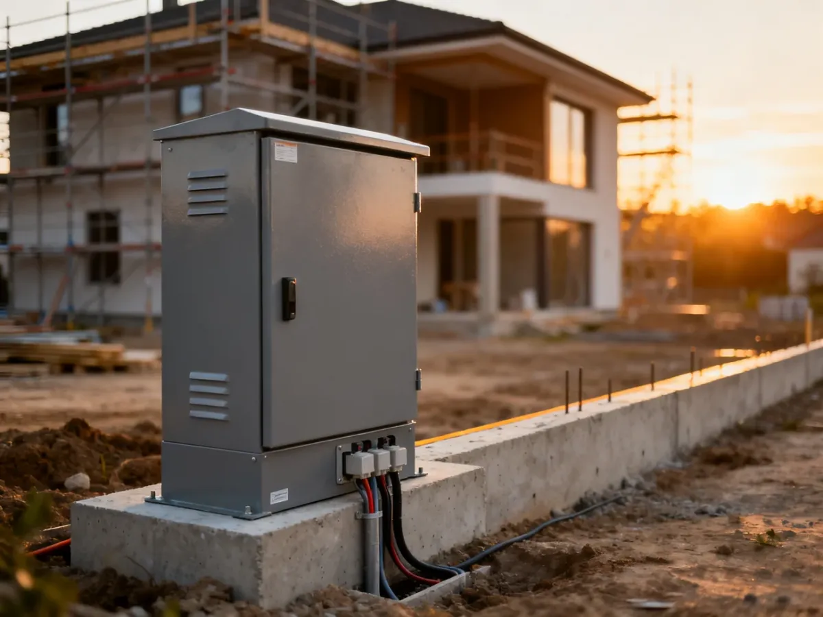 Jak wykonać przyłącze elektryczne do domu jednorodzinnego?
