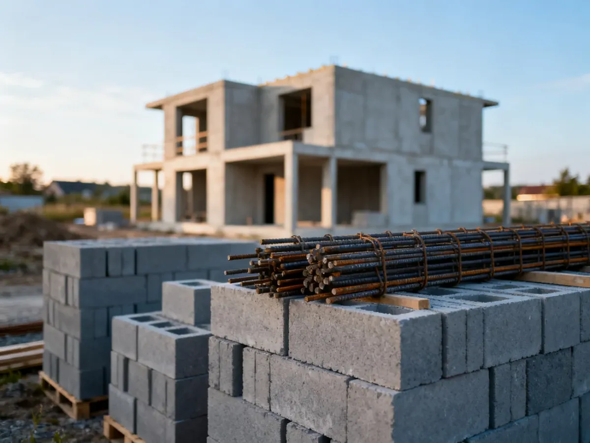 Budowa domu z betonu – zalety, wady i koszty inwestycji