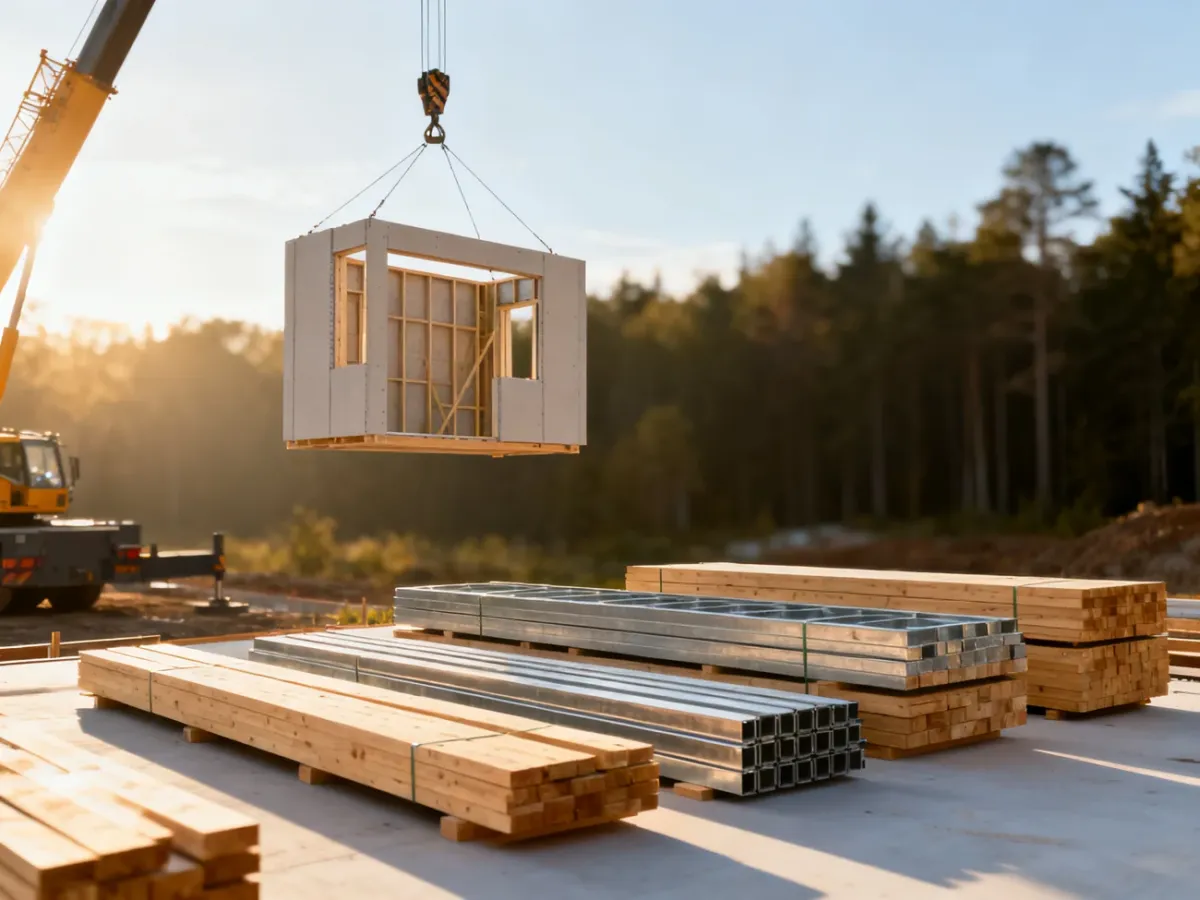 Budowa domu z prefabrykatów – zalety, wady i koszty
